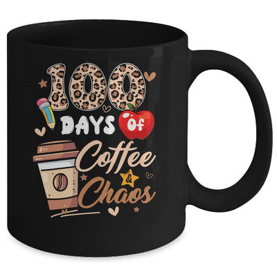 100 Days Of Coffee And Chaos 100 Days Student Teacher Mug | teecentury