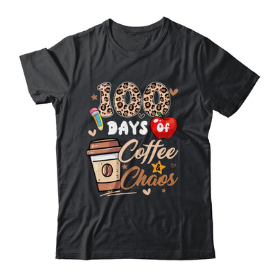 100 Days Of Coffee And Chaos 100 Days Student Teacher Shirt & Hoodie | teecentury