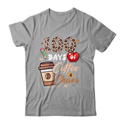 100 Days Of Coffee And Chaos 100 Days Student Teacher Shirt & Hoodie | teecentury