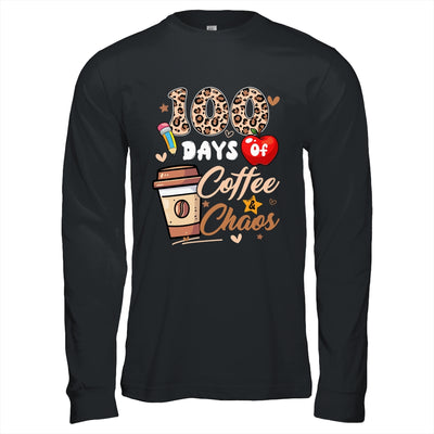 100 Days Of Coffee And Chaos 100 Days Student Teacher Shirt & Hoodie | teecentury