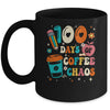 100 Days Of Coffee And Chaos 100th Day Of School Teacher Mug | teecentury