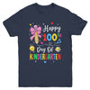 100 Days Of Kindergarten Happy 100th Day Of School Teachers Youth Shirt | teecentury