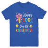 100 Days Of Kindergarten Happy 100th Day Of School Teachers Youth Shirt | teecentury