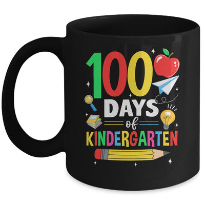 100 Days Of Kindergarten School 100th Days Of School Mug | teecentury