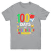 100 Days Of Kindergarten School 100th Days Of School Youth Shirt | teecentury