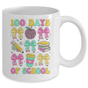 100 Days Of School Coquette Bow 100th Day Of School Teacher Mug | teecentury