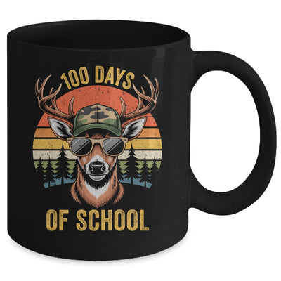 100 Days Of School Deer Hunting Boy Camo Boy Girl Teacher Mug | teecentury