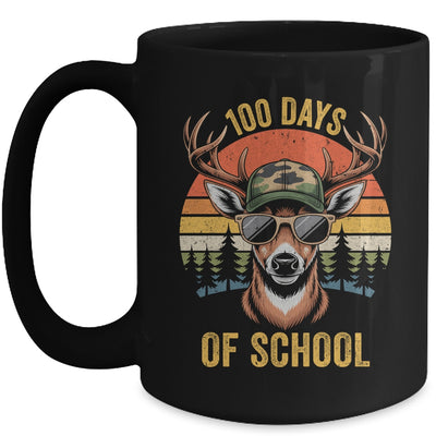 100 Days Of School Deer Hunting Boy Camo Boy Girl Teacher Mug | teecentury