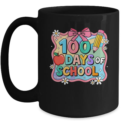 100 Days Of School Preppy 100th Day Of School Teacher Kids Mug | teecentury