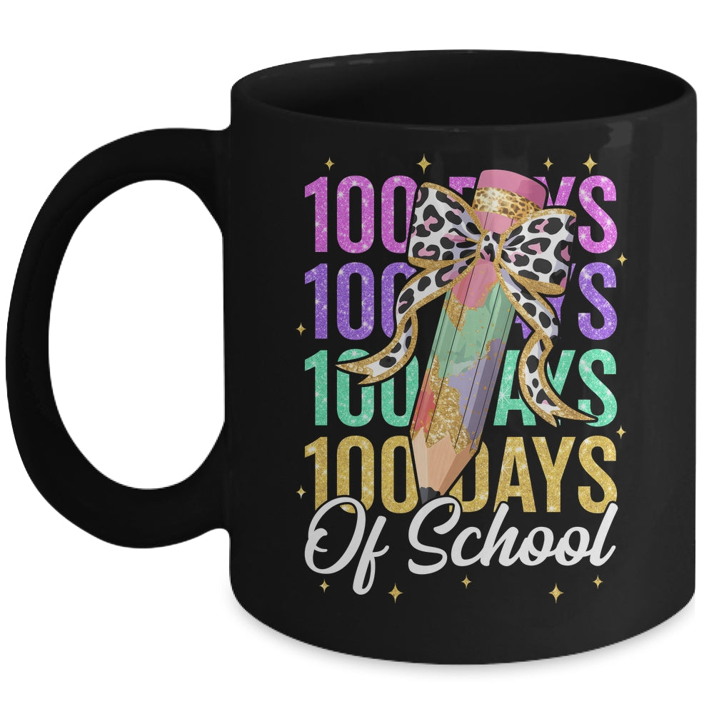 100 Days Of School Teacher 100th Day Of School Girls Kids Mug | teecentury