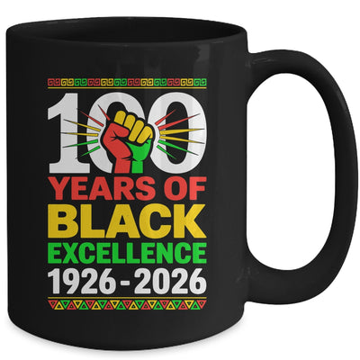 100 Years Of Black Excellence Centennial Black History Month Mug | teecentury