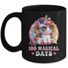 100th Day Of School Unicorn 100 Magical Days Kids Girls Mug | teecentury