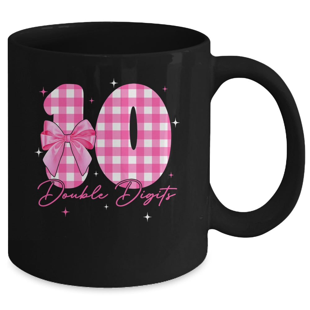 10 Double Digits 10th Birthday Girl Coquette 10 Year Old Mug | teecentury