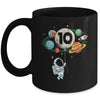 10 Years Old Birthday Boy Astronaut Space 10th Birthday Mug | teecentury
