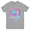 10 Years Old Unicorn Flossing 10th Birthday Girl Unicorn Party Youth Shirt | teecentury