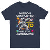 10th Birthday Astronaut 10 Years Old Outer Space Birthday Youth Shirt | teecentury