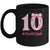10th Birthday Girl Pink Coquette Bow 10 Year Old Aesthetic Mug | teecentury