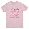 10th Birthday Girl Pink Coquette Bow 10 Year Old Aesthetic Youth Shirt | teecentury