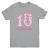 10th Birthday Girl Pink Coquette Bow 10 Year Old Aesthetic Youth Shirt | teecentury