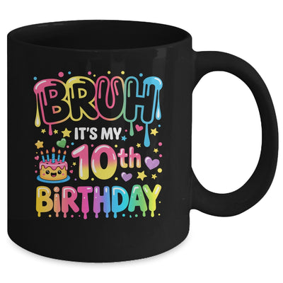 10th Birthday Girls 10 Years Old Bruh Double Digits Birthday Mug | teecentury