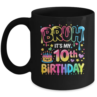 10th Birthday Girls 10 Years Old Bruh Double Digits Birthday Mug | teecentury