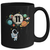11 Years Old Birthday Boy Astronaut Space 11th Birthday Mug | teecentury
