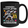 11th Birthday Astronaut 11 Years Old Outer Space Birthday Mug | teecentury