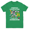 11th Birthday Astronaut 11 Years Old Outer Space Birthday Youth Shirt | teecentury