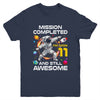 11th Birthday Astronaut 11 Years Old Outer Space Birthday Youth Shirt | teecentury