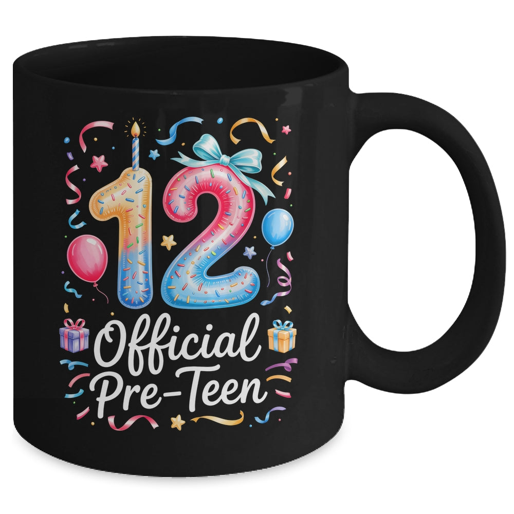 12 Official Pre-Teen Coquette 12 Year Old 12th Birthday Girl Mug | teecentury