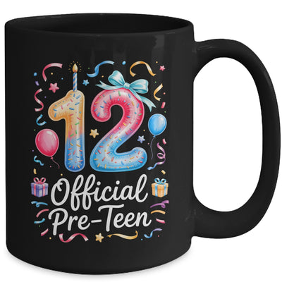 12 Official Pre-Teen Coquette 12 Year Old 12th Birthday Girl Mug | teecentury