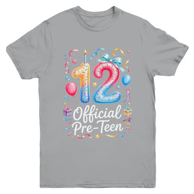 12 Official Pre-Teen Coquette 12 Year Old 12th Birthday Girl Youth Shirt | teecentury