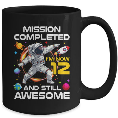 12th Birthday Astronaut 12 Years Old Outer Space Birthday Mug | teecentury