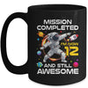 12th Birthday Astronaut 12 Years Old Outer Space Birthday Mug | teecentury