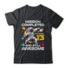 13th Birthday Astronaut 13 Years Old Outer Space Birthday Shirt & Hoodie | teecentury