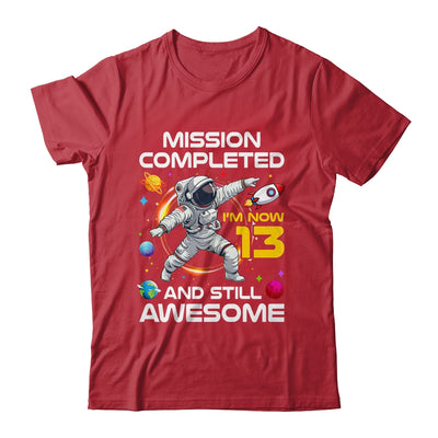 13th Birthday Astronaut 13 Years Old Outer Space Birthday Shirt & Hoodie | teecentury