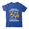 13th Birthday Astronaut 13 Years Old Outer Space Birthday Shirt & Hoodie | teecentury