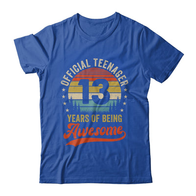 13th Birthday Gifts 13 Year Old Boys Girls Official Teenager Shirt & Tank Top | teecentury