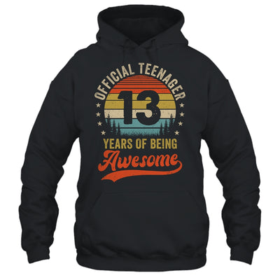 13th Birthday Gifts 13 Year Old Boys Girls Official Teenager Shirt & Tank Top | teecentury