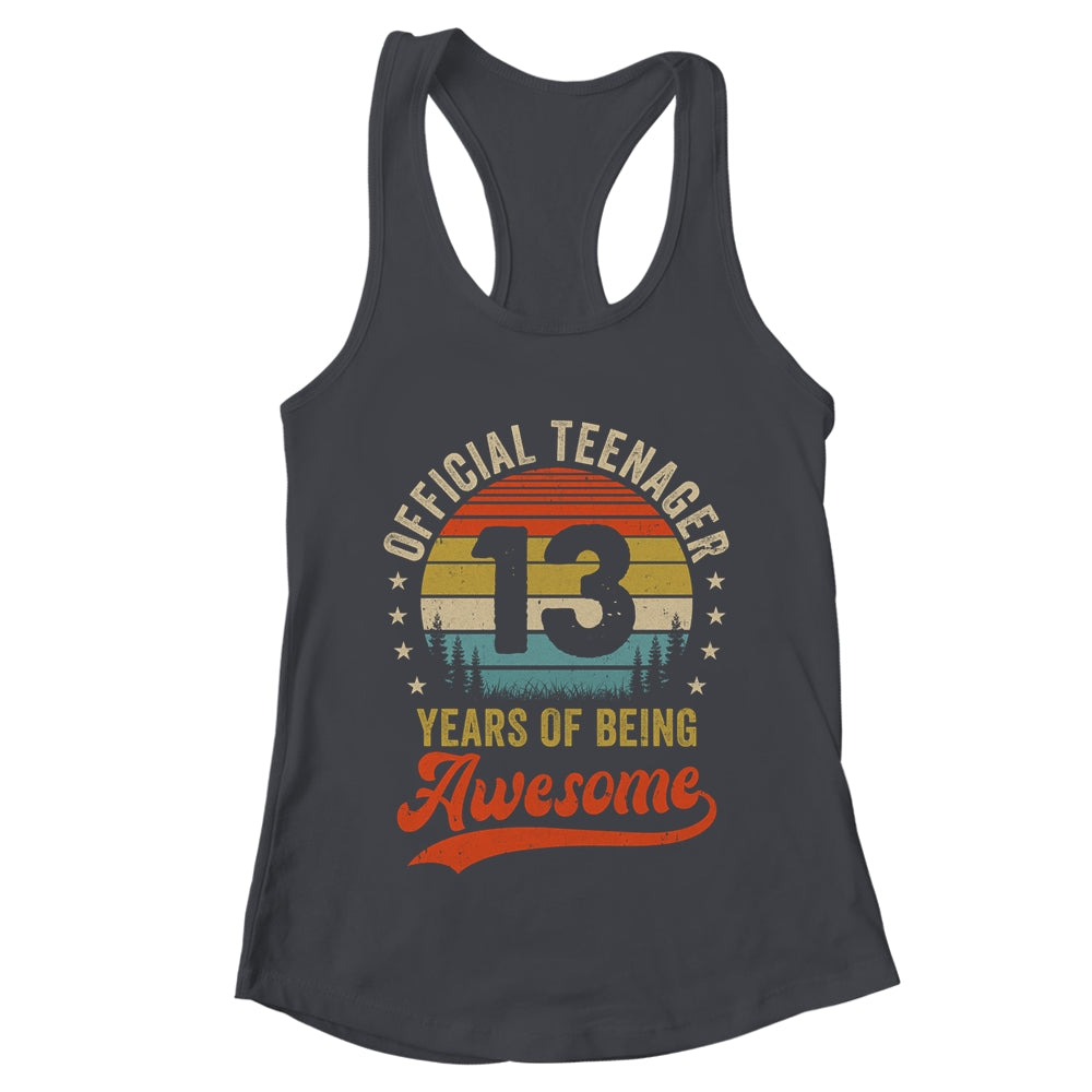 13th Birthday Gifts 13 Year Old Boys Girls Official Teenager Shirt & Tank Top | teecentury