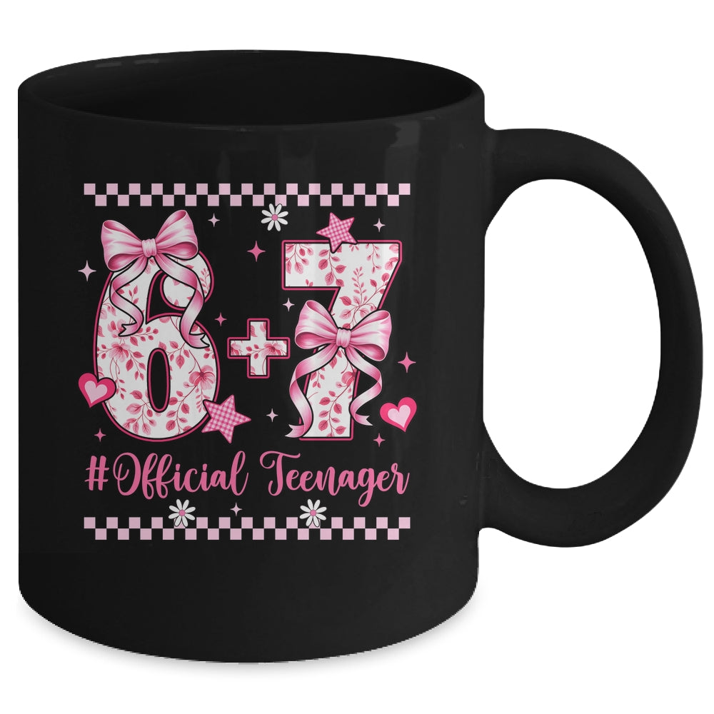 13th Birthday Girls 13 Years Official Teenager Six Seven Mug | teecentury