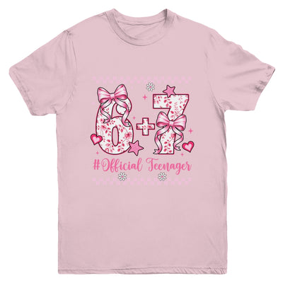 13th Birthday Girls 13 Years Official Teenager Six Seven Youth Shirt | teecentury