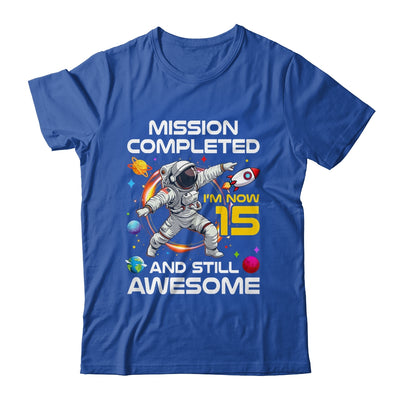 15th Birthday Astronaut 15 Years Old Outer Space Birthday Shirt & Hoodie | teecentury