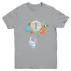 1 Years Old Birthday Boy Astronaut Space 1st Birthday Youth Shirt | teecentury