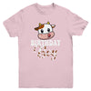1st 2nd 3rd Cute Cow Birthday Boy Theme Party Farm Youth Shirt | teecentury