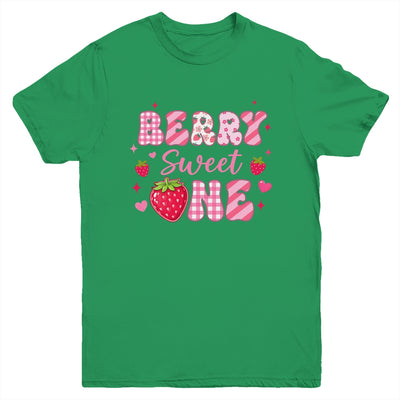 1st Berry Sweet One Strawberry First Birthday Girl Youth Shirt | teecentury