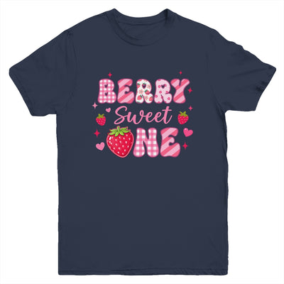 1st Berry Sweet One Strawberry First Birthday Girl Youth Shirt | teecentury