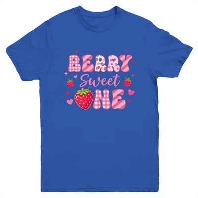 1st Berry Sweet One Strawberry First Birthday Girl Youth Shirt | teecentury