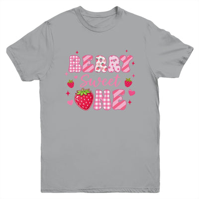 1st Berry Sweet One Strawberry First Birthday Girl Youth Shirt | teecentury