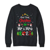 1st First Christmas As Mr And Mrs 2025 Couples Wife Husband Shirt & Sweatshirt | teecentury